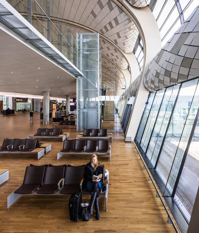 Inside the new passenger terminal. Credit: Ivan Brodey