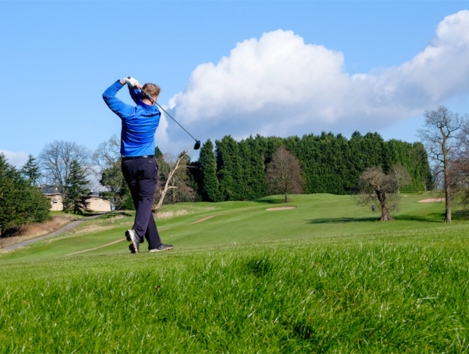 Golfer at Macdonald Portal Hotel, Golf & Spa