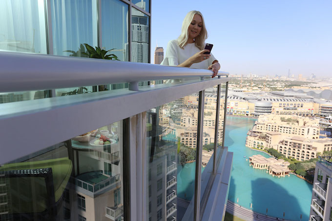 Balcony view from one of the hotel's two-bedroom suites