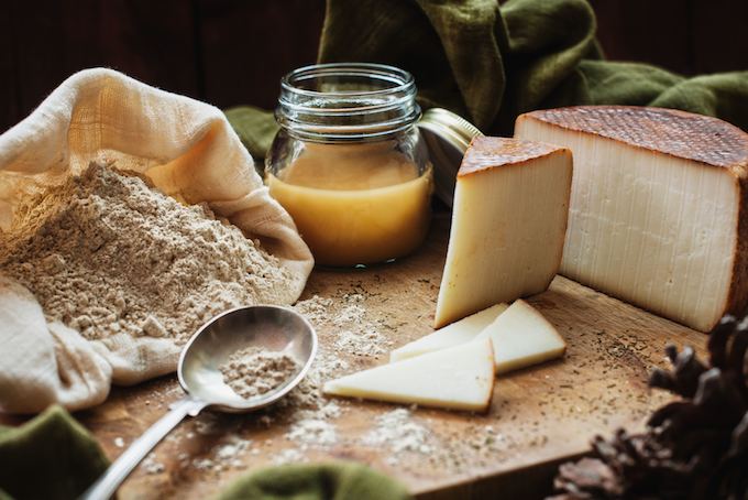 A gourmet cheese offering in Adeje